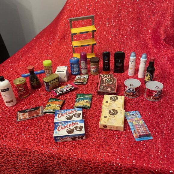 Zuru Mini Brands Toys Lot Of 27 Spam Dove Magnum Pez Skippy Axe Soy - Picture 1 of 14